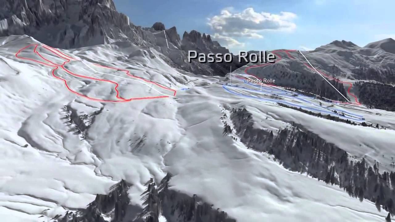 3D San Martino di Castrozza Passo Rolle wmv