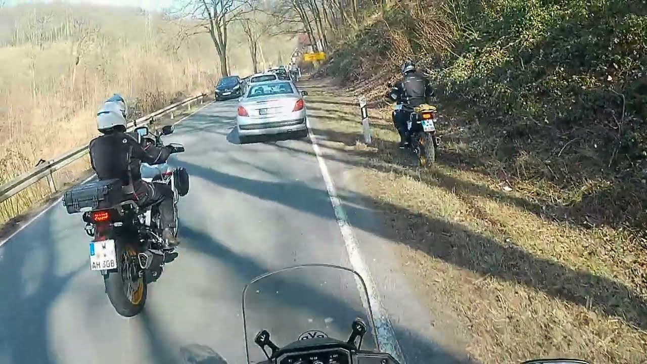 3X Transalp XL750 im Oberbergischen