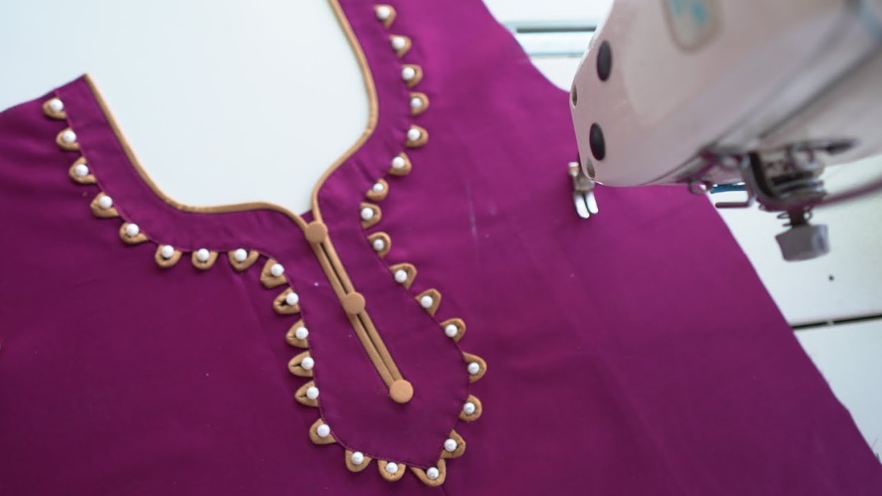 Simple neck design for sewing lovers | selai tutorial