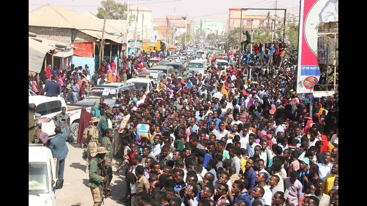 Sidee Garoowe loogu soo dhaweyeey Madaxweyne Farmaajo 2019