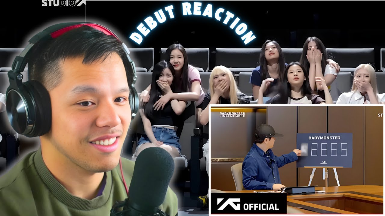 My Reaction to BABYMONSTER Reacting to Their Debut Announcement!