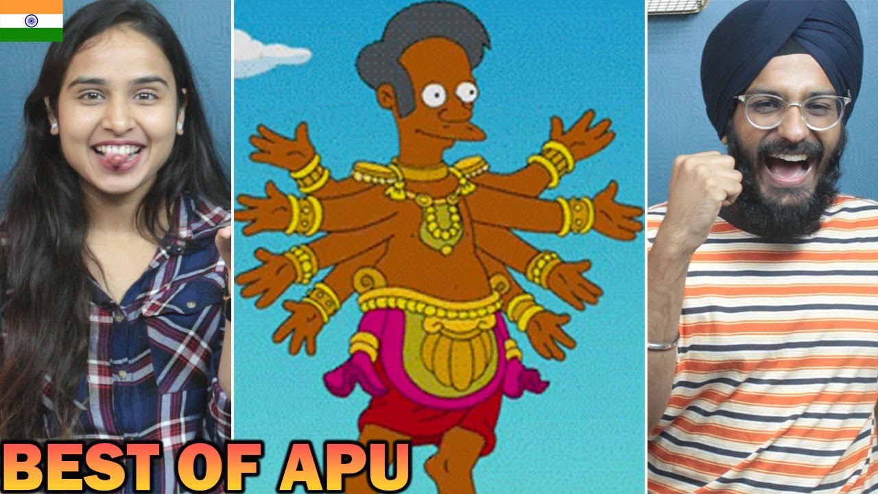 Indians REACT to The Simpsons: Best Of Apu Nahasapeemapetilon