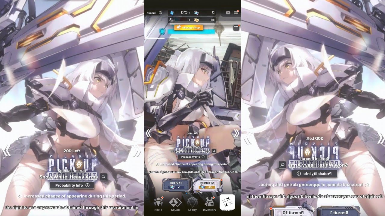 Nikke New Years Banner - Snow White: Heavy Arms