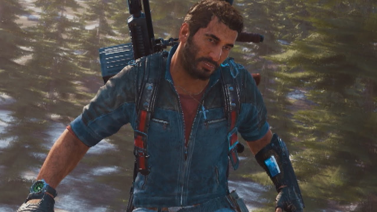 Just Cause 3: Riding a Train Through Medici