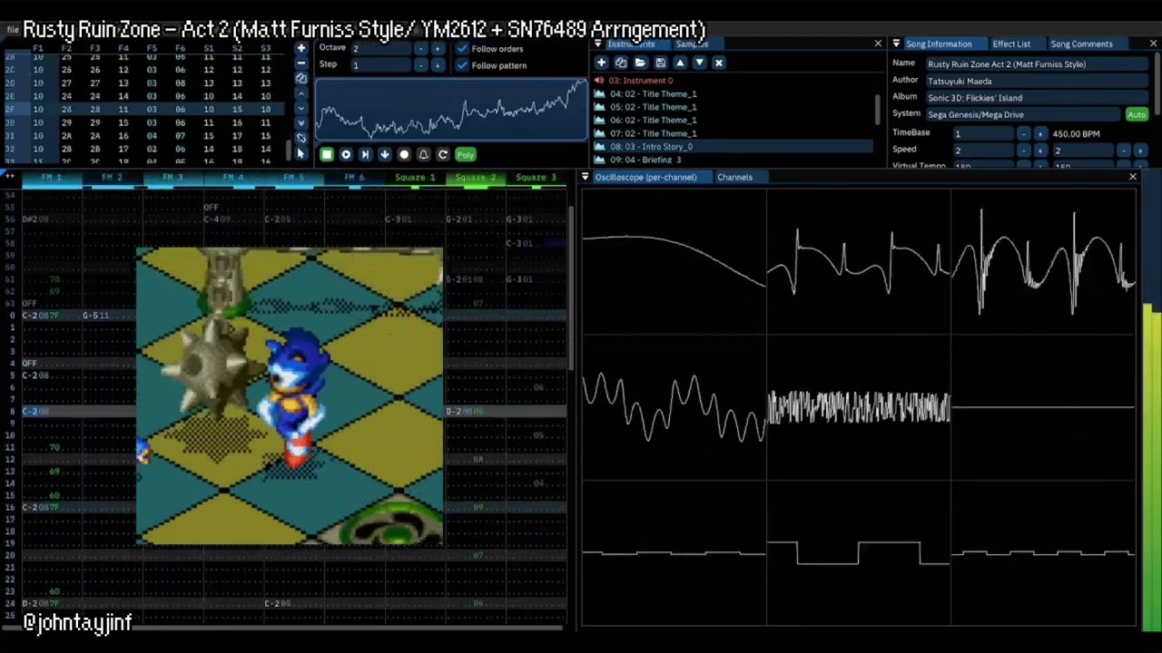 Sonic 3D: Flickies' Island - Rusty Ruin Zone Act 2 (Matt Furniss Style)