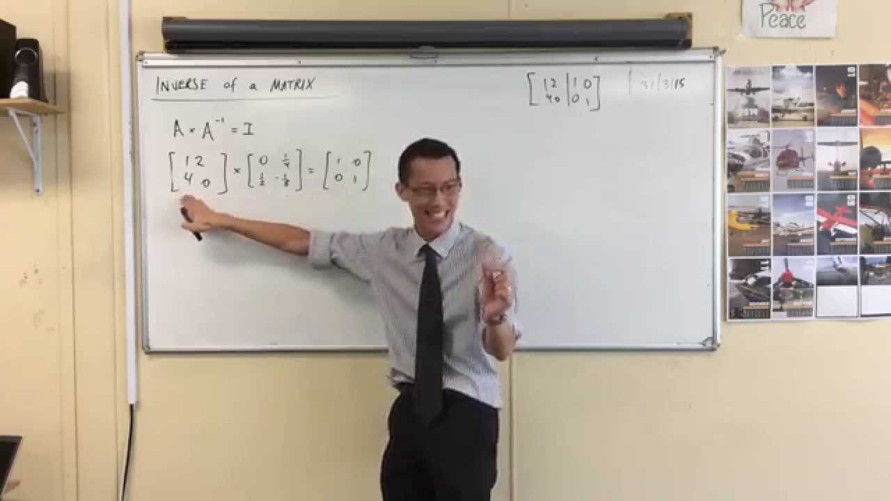 Determining the Inverse of a Matrix Algebraically