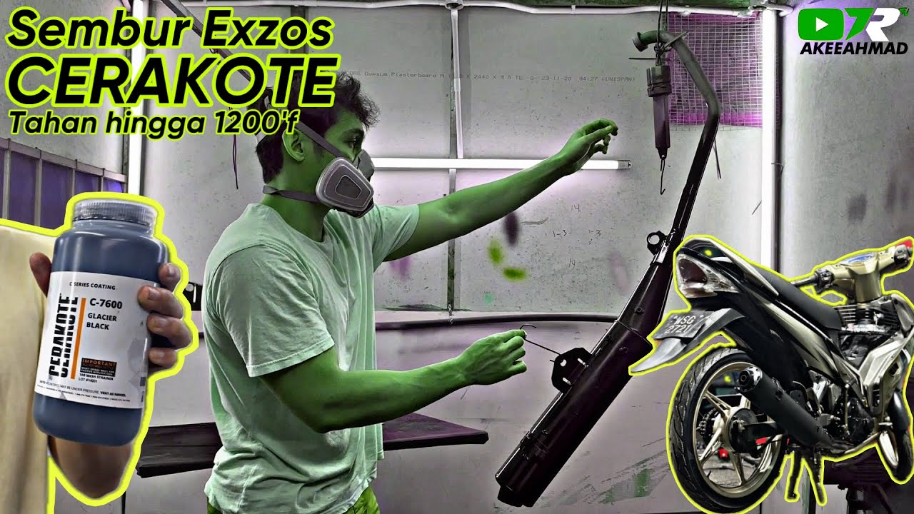 PLBT Exzos LcV2 28mm + Repaint guna Ceramic Coating (CERAKOTE) TAHAN PANAS ??