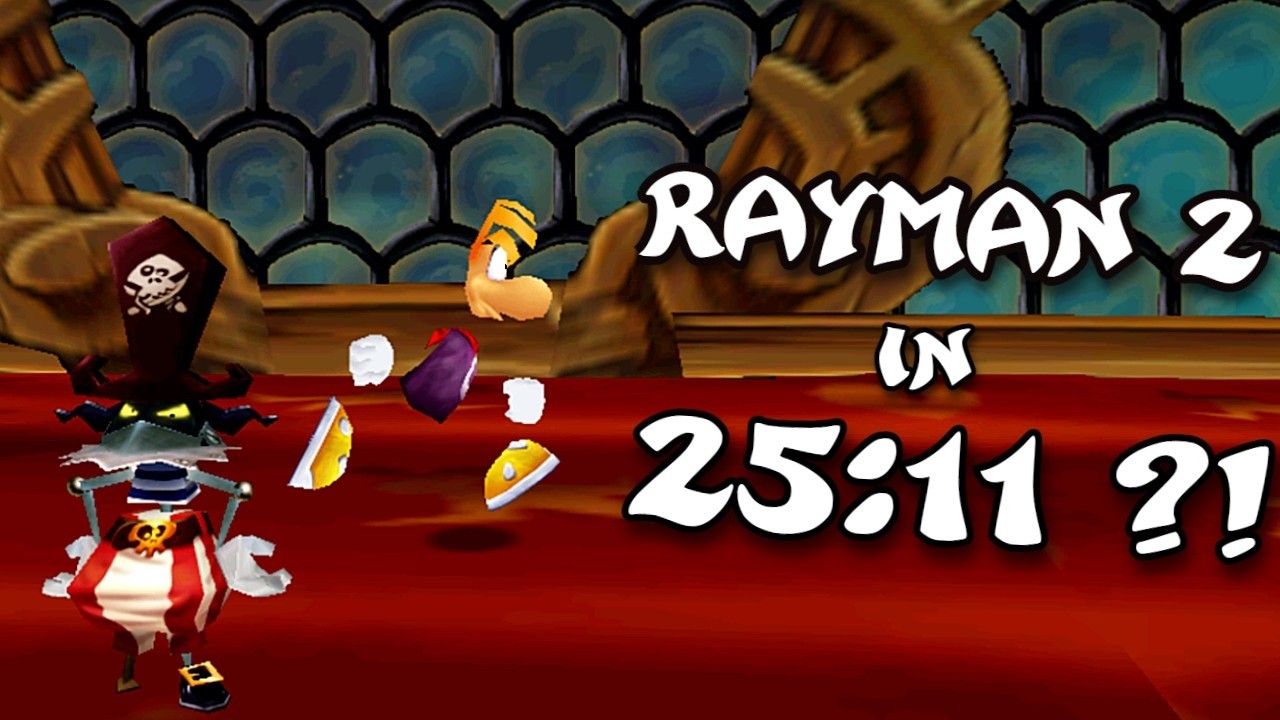 Rayman 2: The Great Escape - No Lum Check (Tomb Warp Route) Speedrun in 25:11