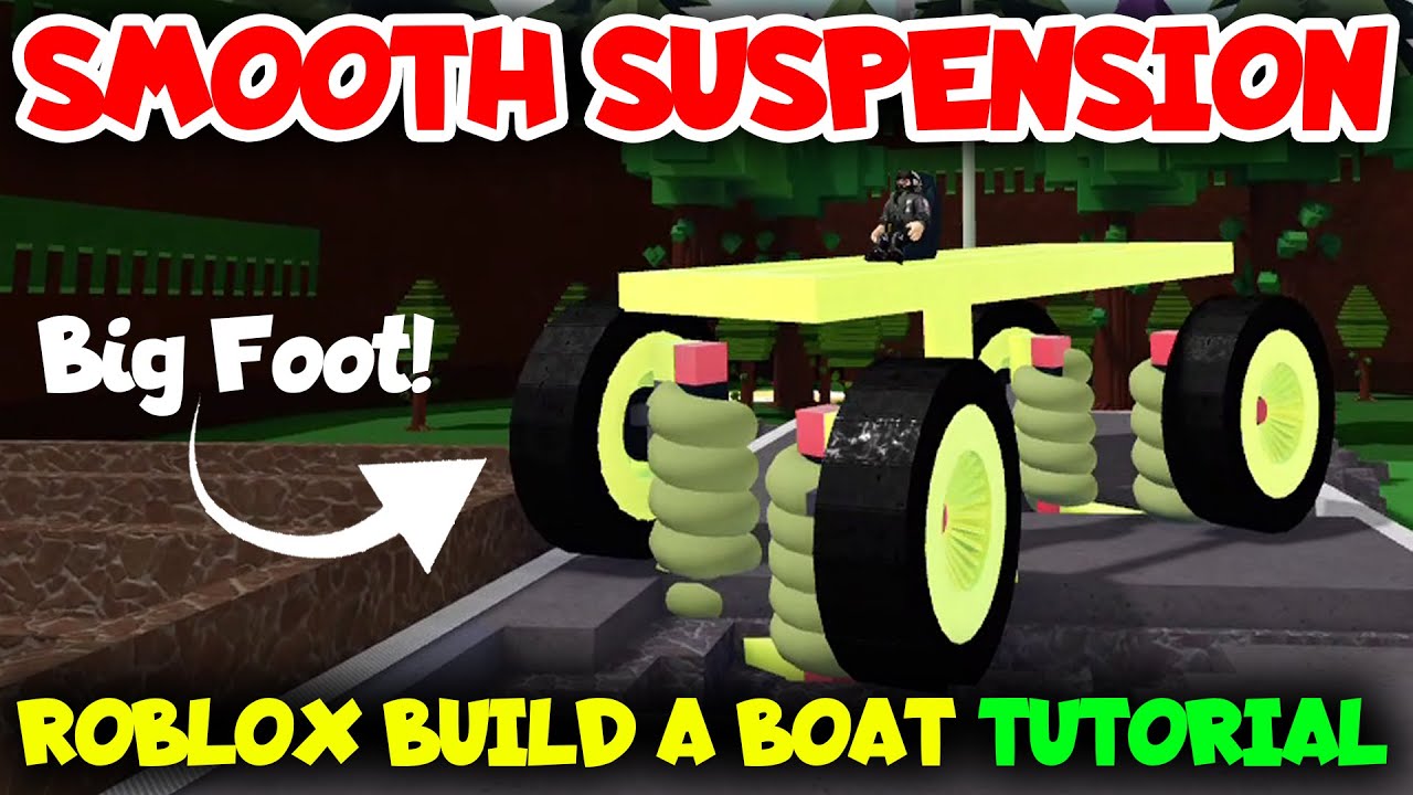 Учебное пособие! Механика подвески для кастомных колес Big Foot в Roblox. Постройте лодку за сокр...