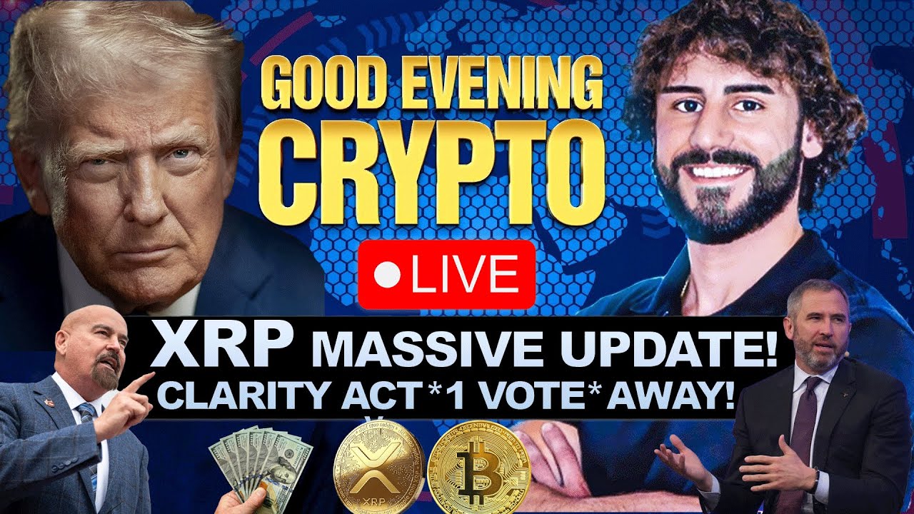 🚨 BREAKING: CLARITY ACT *1 VOTE* FROM BEING PASSED! 🚨 $XRP ETF'S PASS $1.4 BILLION AUM & BTC PUMP!