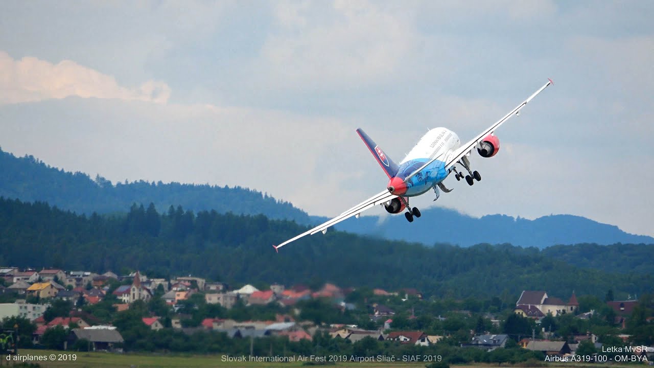 Airbus A319 - Fokker F100 - SIAF 2019