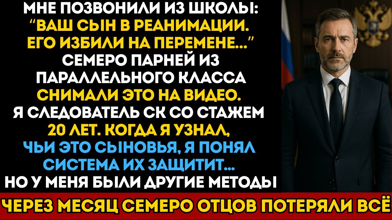Золотая молодёжь едва не убила моего сына. Они забыли, кто его отец.