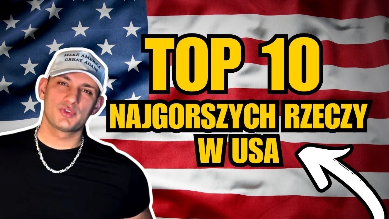 TOP 10 NAJGORSZYCH rzeczy w USA! *Amerykanin o największych absurdach w Stanach