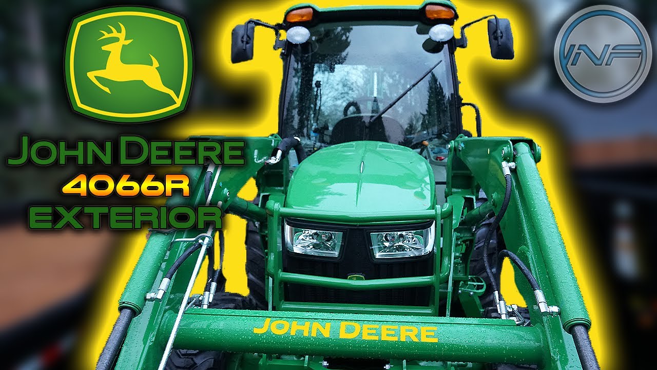 John Deere - In Depth Exterior Review - 4066R - 440R Loader - 485A Backhoe - 2019