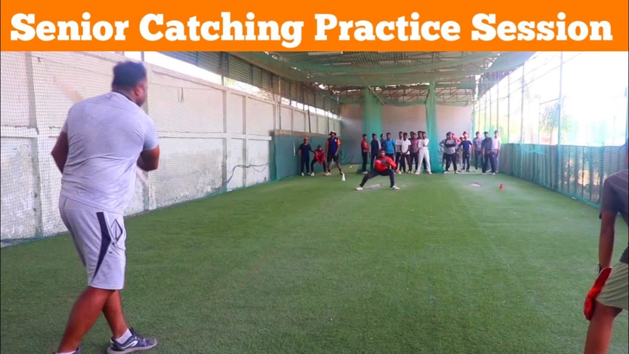 Senior Catching Practice Session | Indore Cricket Club | Coach Deepak Pal and Santosh Nair