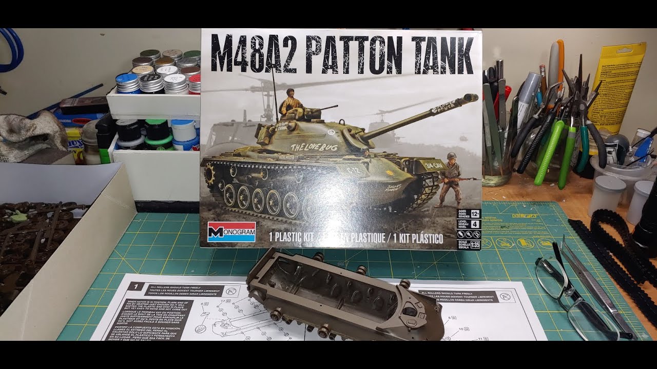 M48A2 Patton Tank by Monogram Part 1