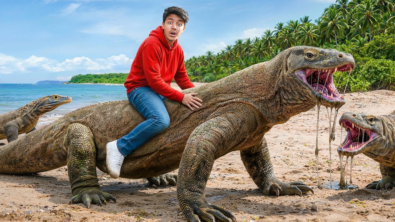 This Lizard Can Kill… I Spent 24 Hours With Komodo Dragon!