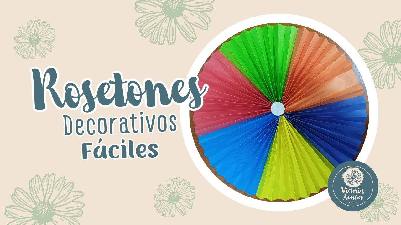 Cómo hacer un rosetón ¡SÚPER FÁCIL!