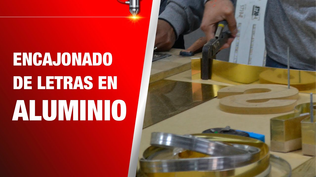 Encajonado de Letras en Aluminio