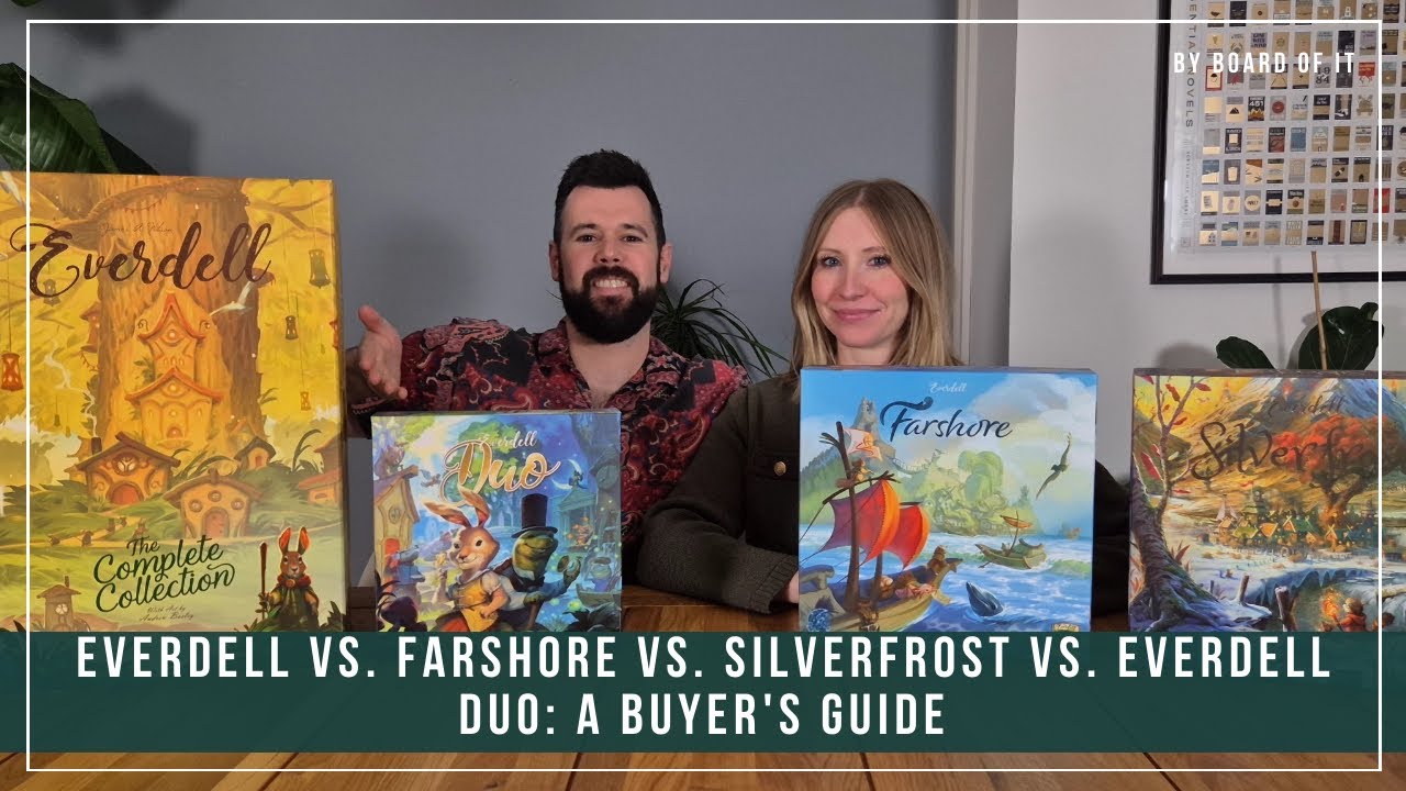 Everdell против Farshore против Silverfrost против Everdell Duo: руководство покупателя