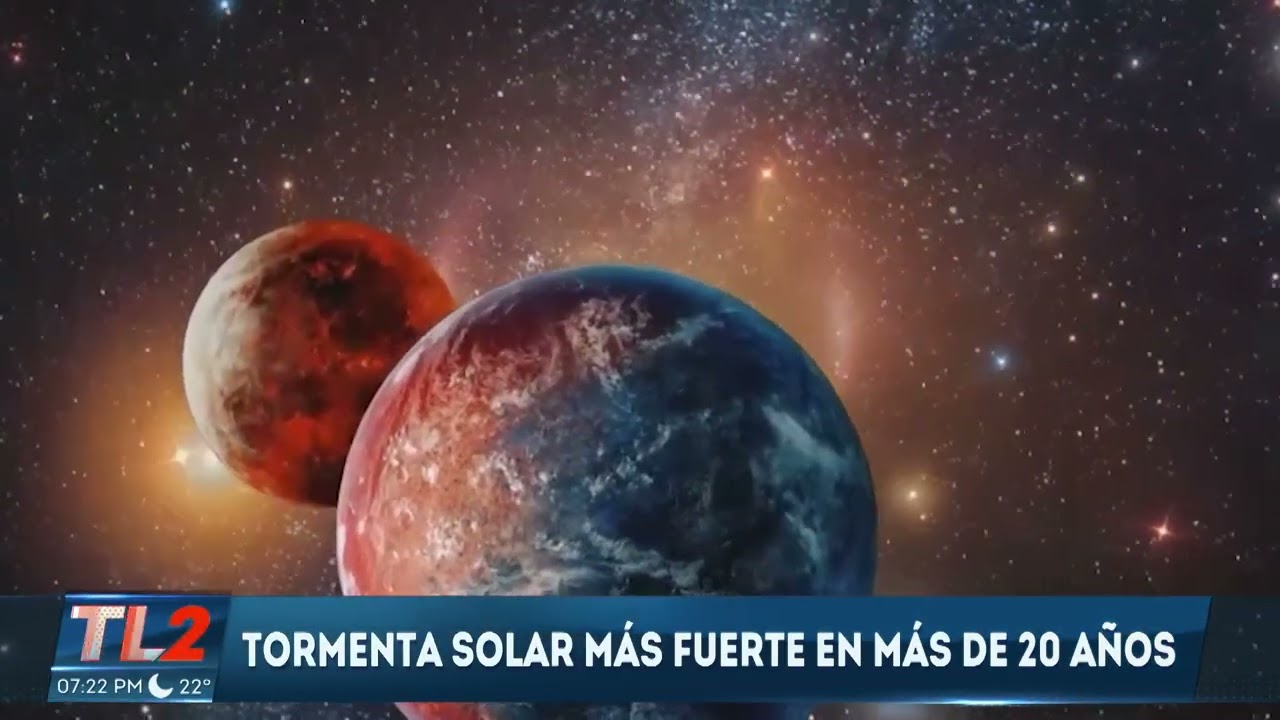 TORMENTA SOLAR MÁS FUERTE EN MÁS DE 20 AÑOS | Teledos | El Salvador