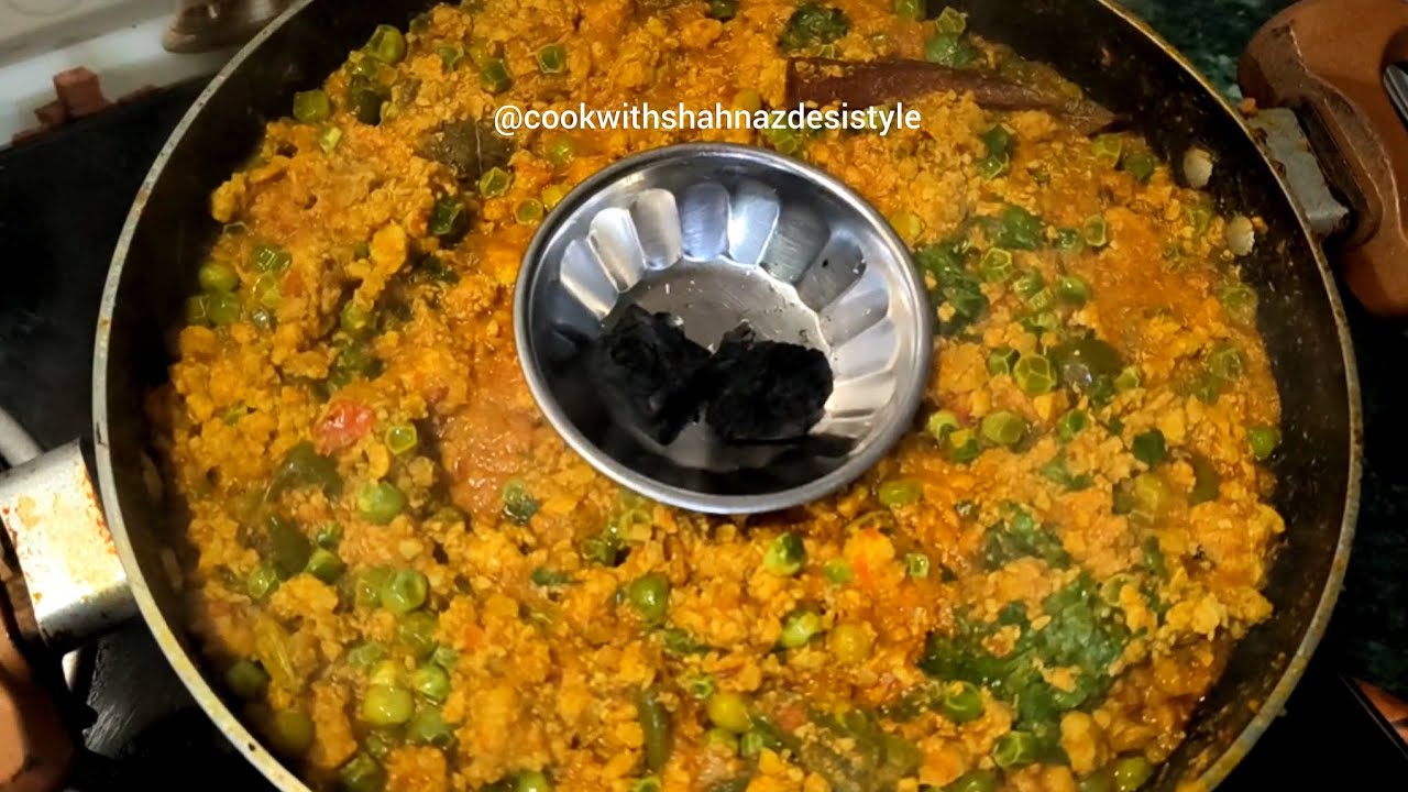 स्मोकी चिकन कीमा मटर रेसिपी | Ramazan Special Matar Keema Recipe p