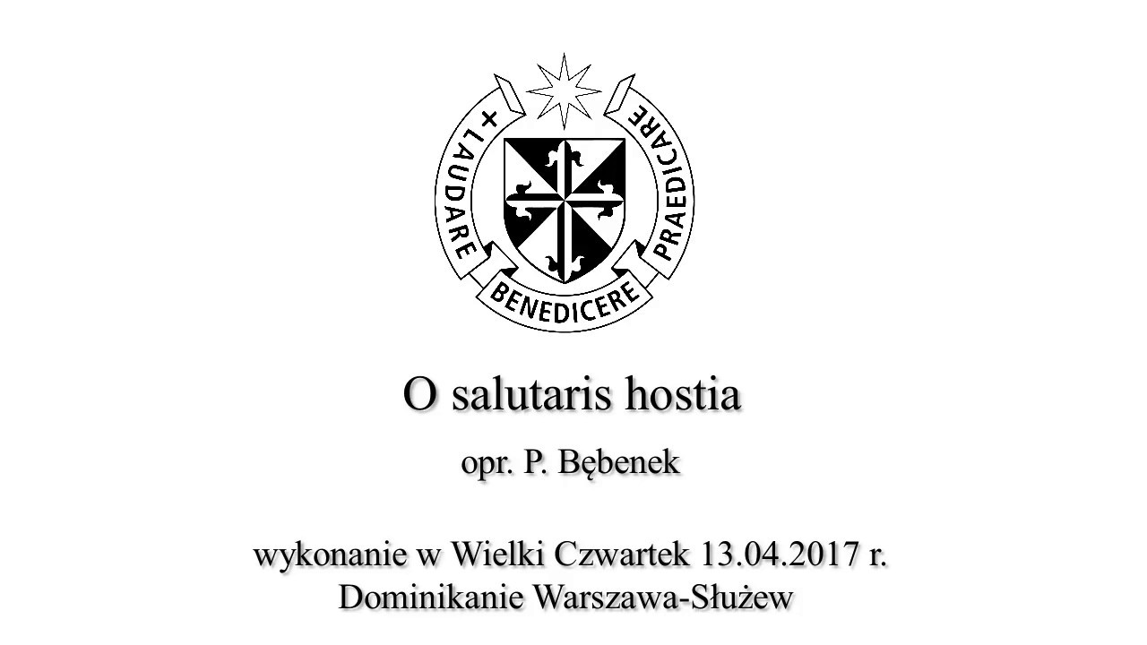[Triduum] O salutaris hostia
