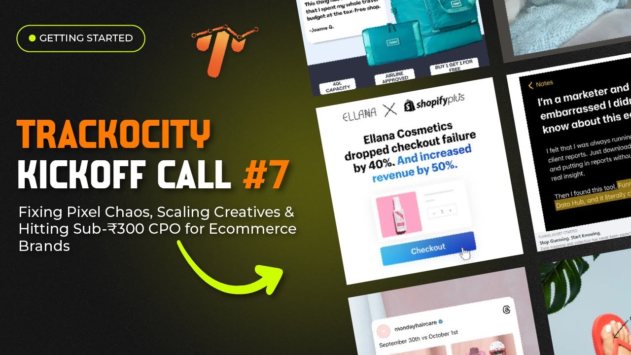 Trackocity Call #7 &ndash; Fixing Pixel Chaos, Scaling Creatives & Hitting ₹300 CPO for Ecommerce Brands