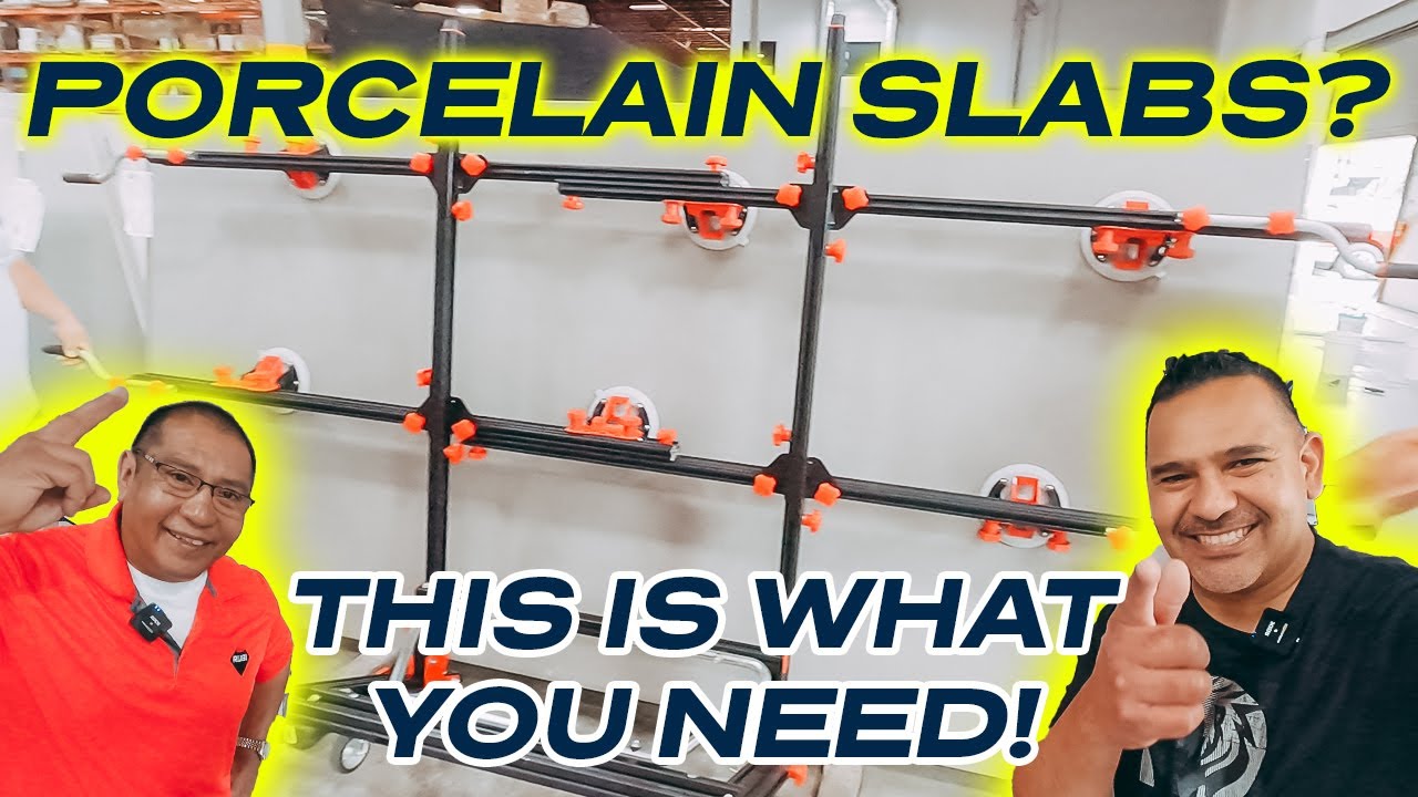 How to Handle & Move Porcelain Slabs, With the Rubi Tools Slab System