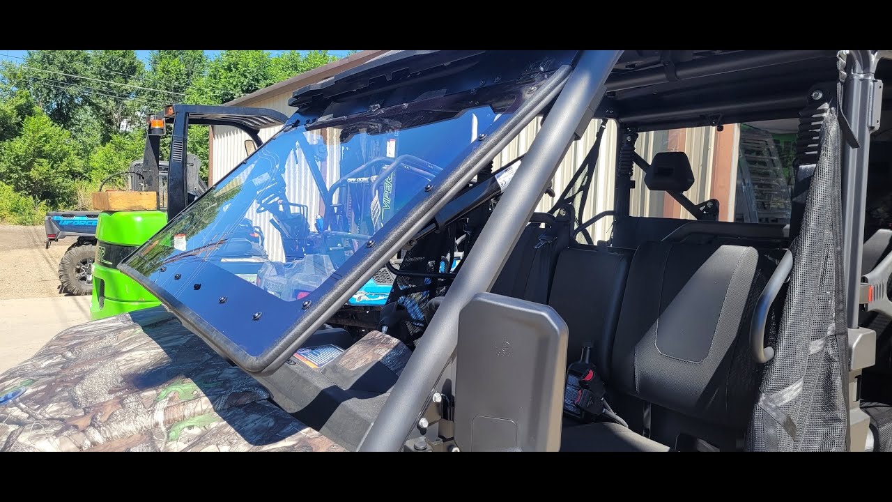 Super ATV Power Flip Winshield Review. (Installed on 2023 CFMoto U-Force 1000XL)