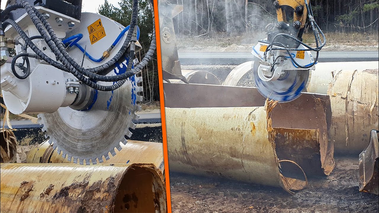 KDS 20 - Sawing flood pipes