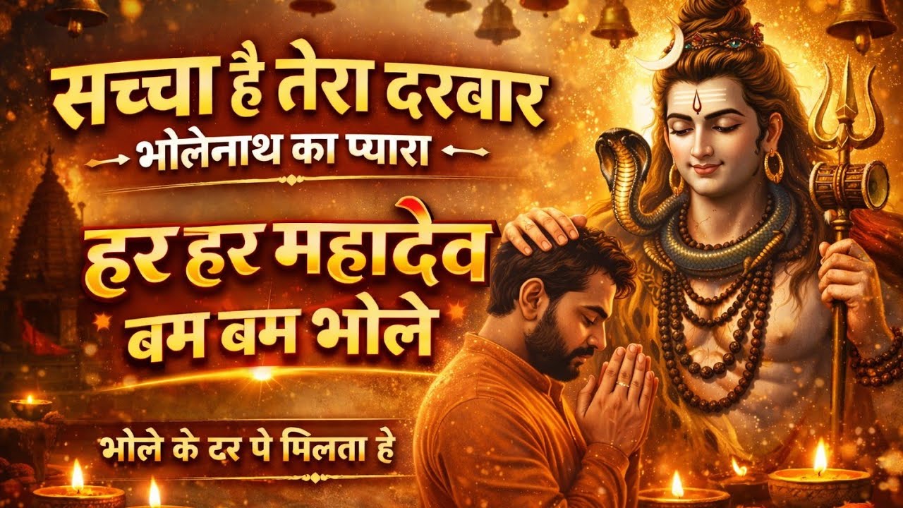 सच्चा है तेरा दरबार भोलेनाथ | Har Har Mahadev Bhajan 2026 | Bam Bam Bhole | Emotional Shiva Bhajan