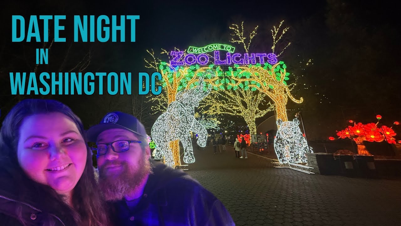 Date Night in DC!! Zoo Lights at the Smithsonian National Zoo!!