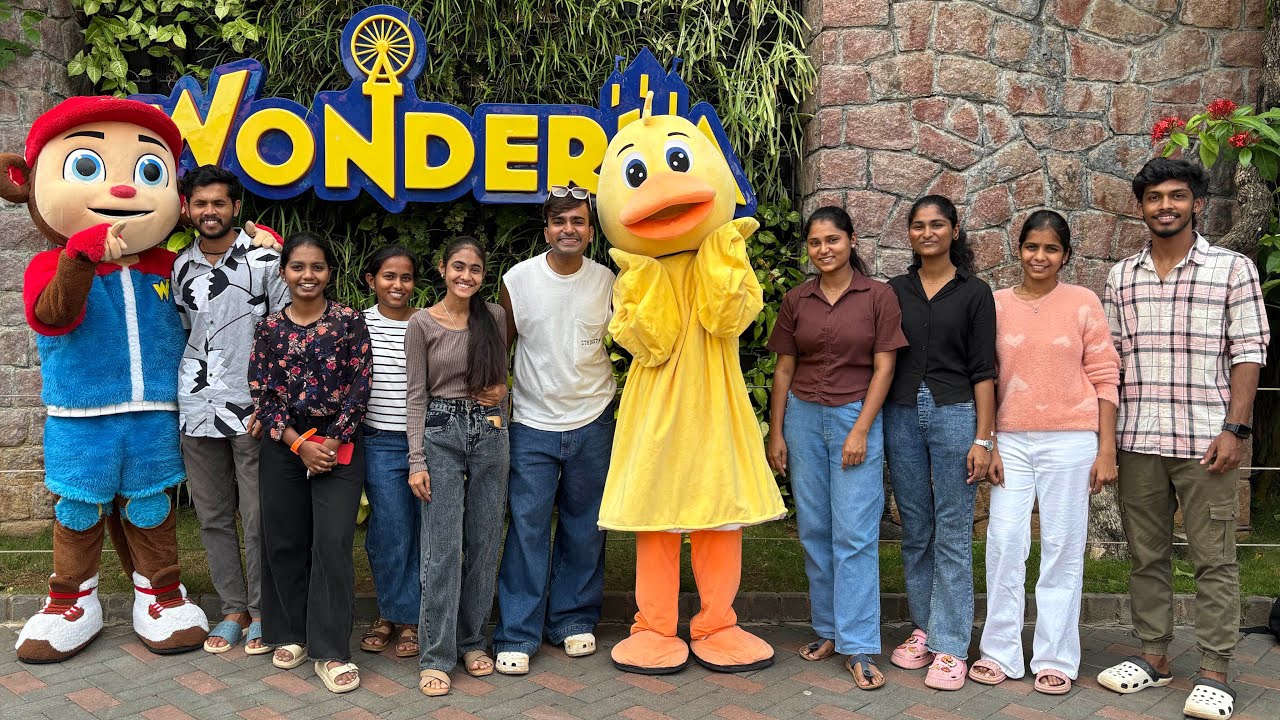 Join me for an unforgettable adventure at Wonderla Amusement Park, Bangalore🫶🏻💥