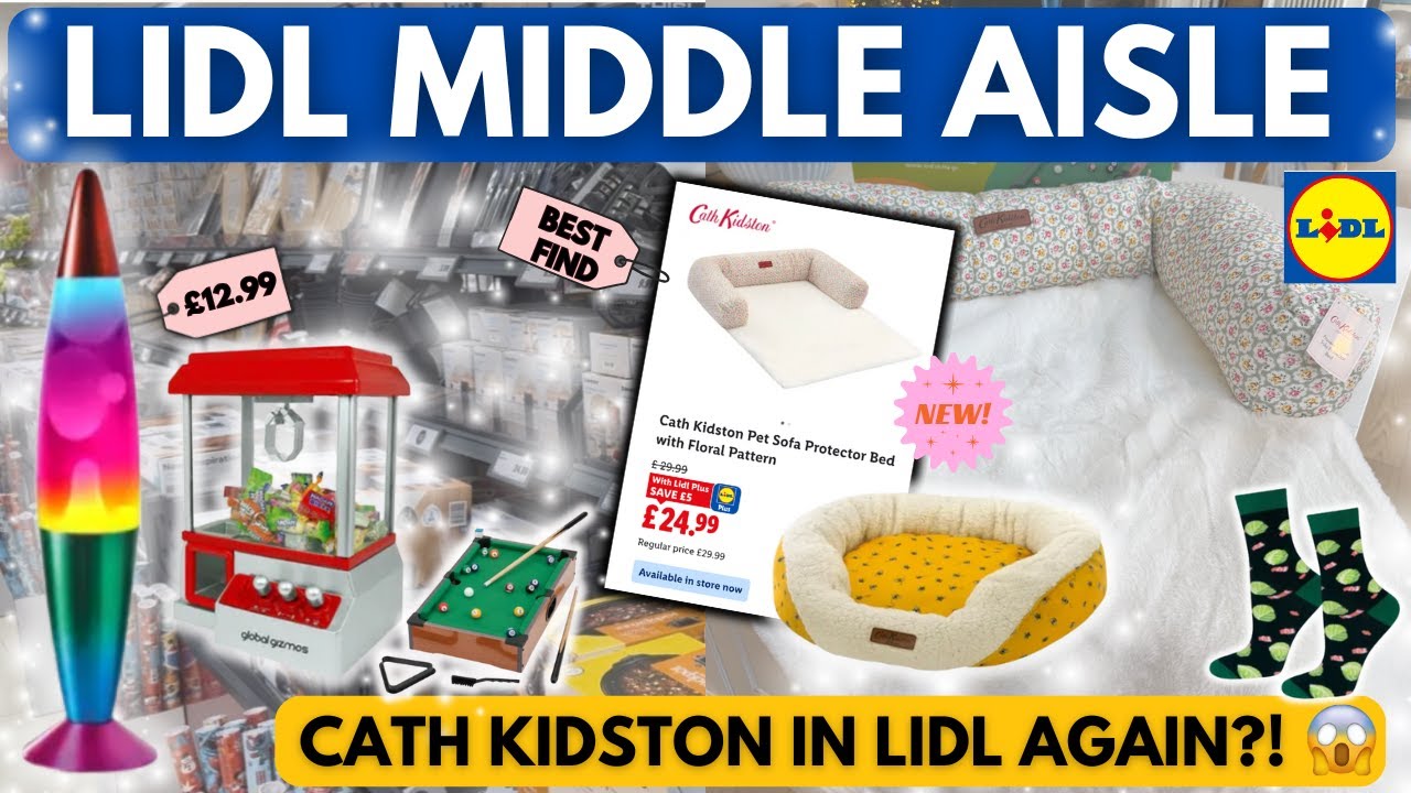 Новинки в Lidl в центральном ряду, декабрь 2025 года | Масштабная коллекция Cath Kidston + подарк...
