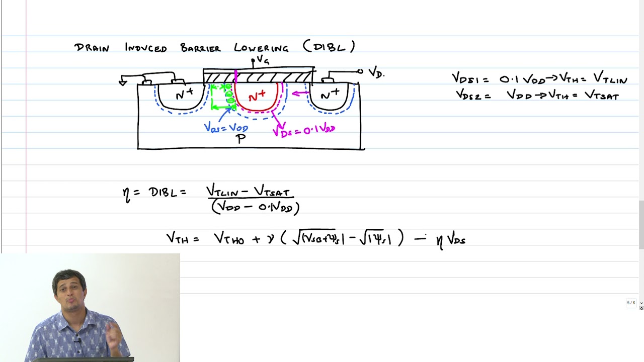 Transistor - 7 - Drain Induced Barrier Lowering