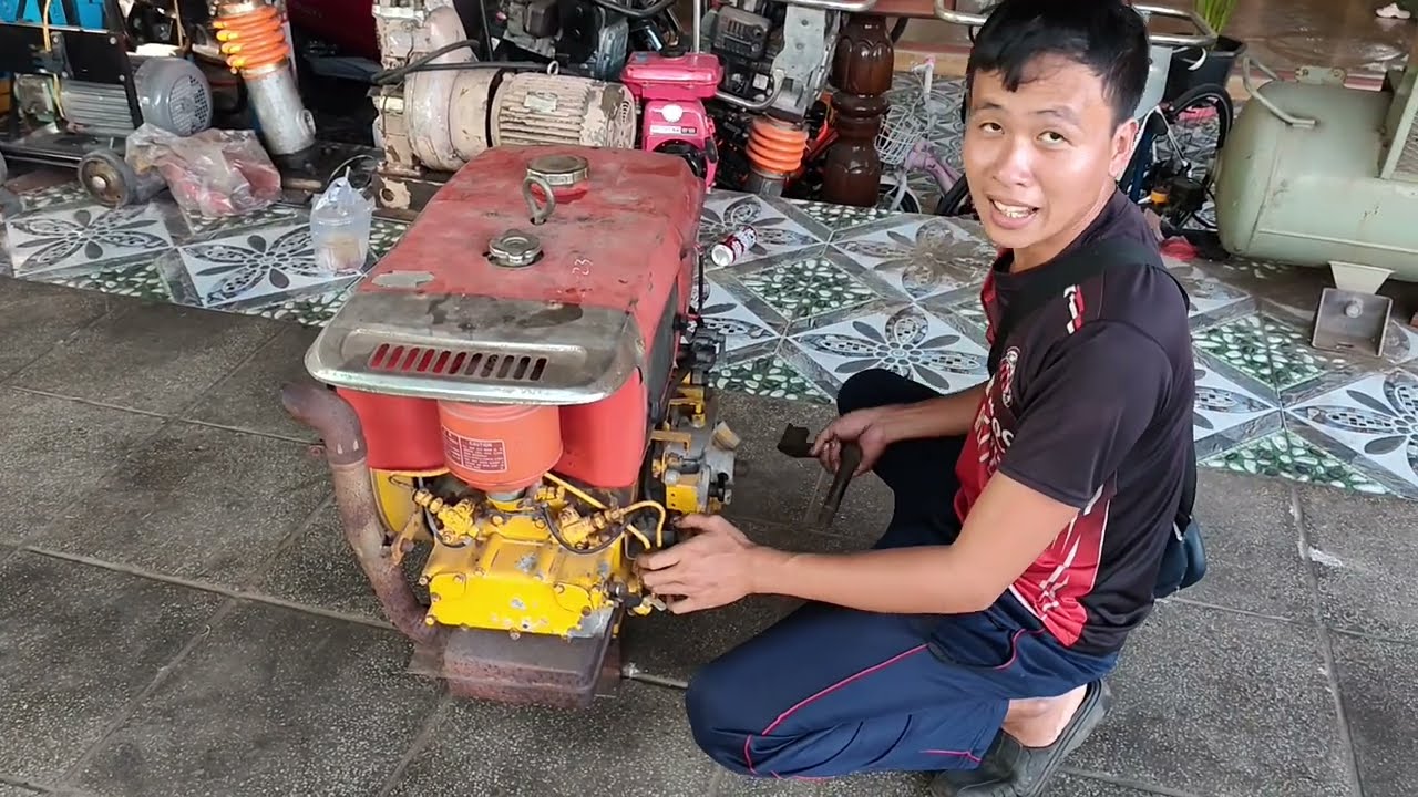 Máy Kubota GA150 Nghĩa địa hàng bãi 15hp gaanti điếm vòng lợi dầu nhẹ quay kết gió giá 13tr