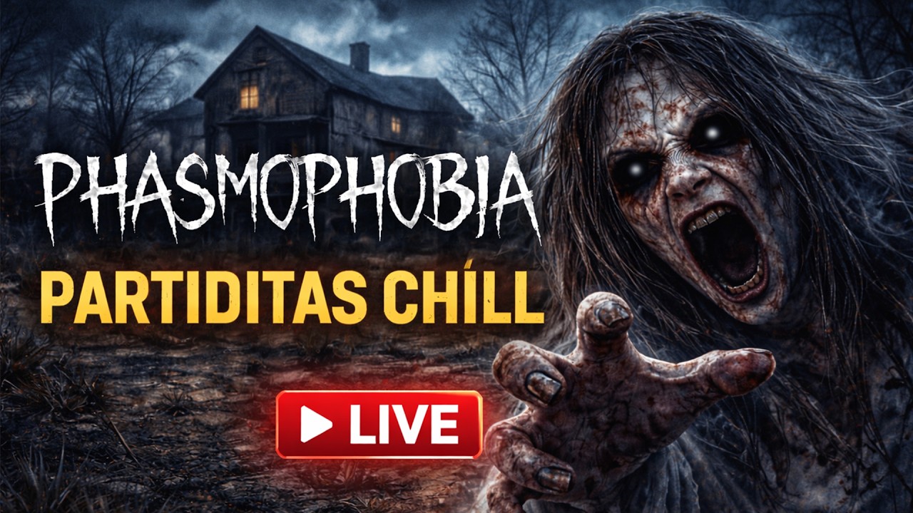 🔍 Noche CHILL en Phasmophobia 👻 Sin prisas, sin gritos… (o eso intentamos)