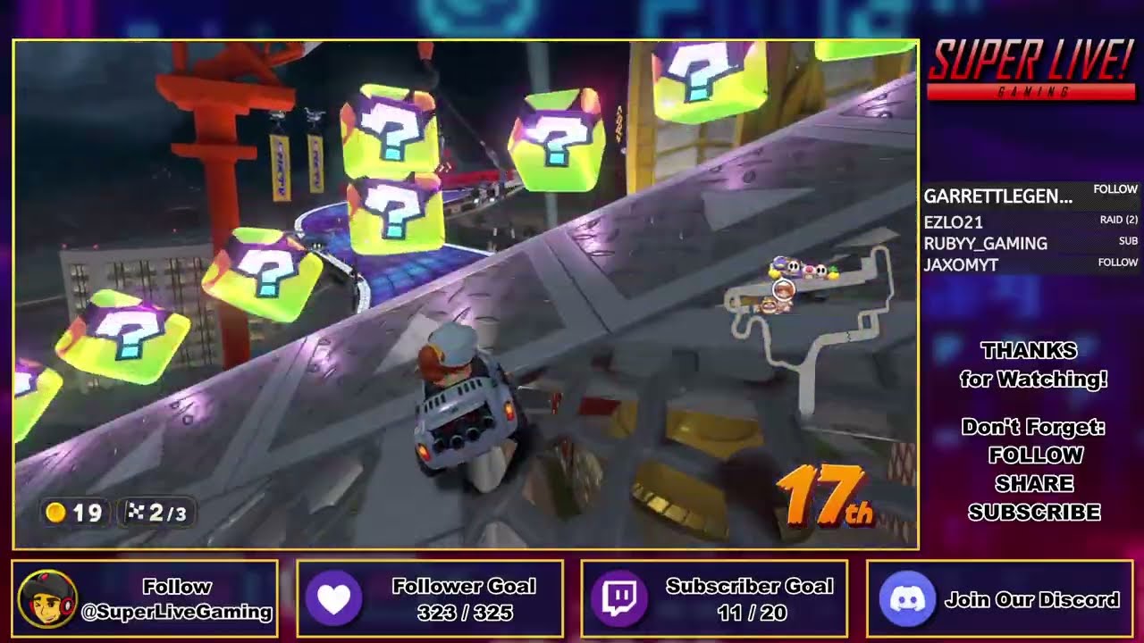 Mario Kart World - Online Racing - Twitch Archive [11.16.25] | Super Live Gaming