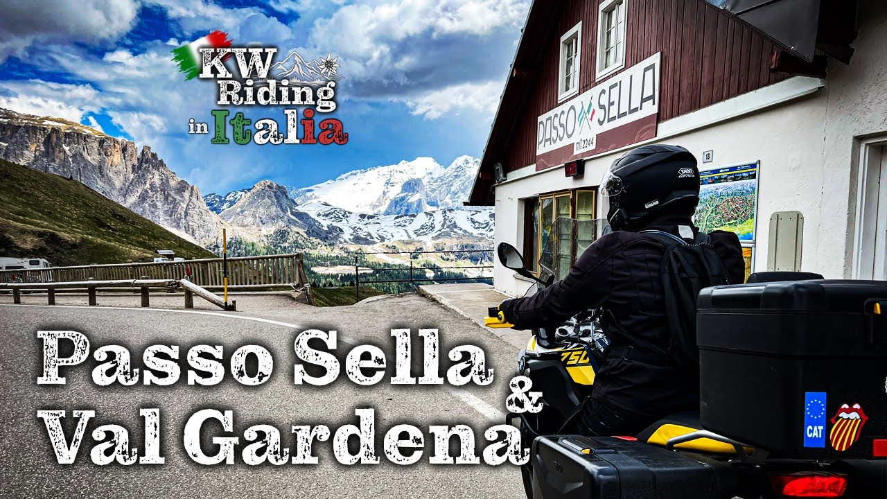Sella Pass and Gardena Pass | Great Dolomites Route| day 7 part 2 of KW Riding in Italy