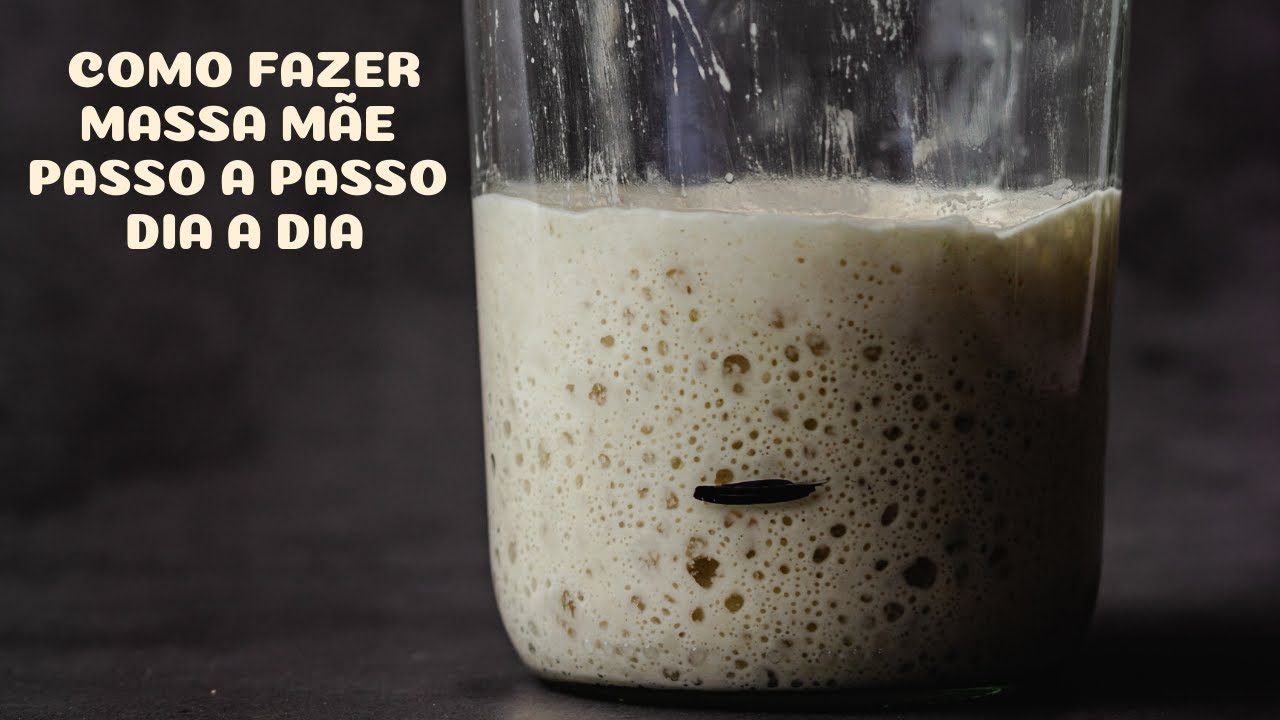 Como fazer massa mãe passo a passo - guardar e activar depois do frio