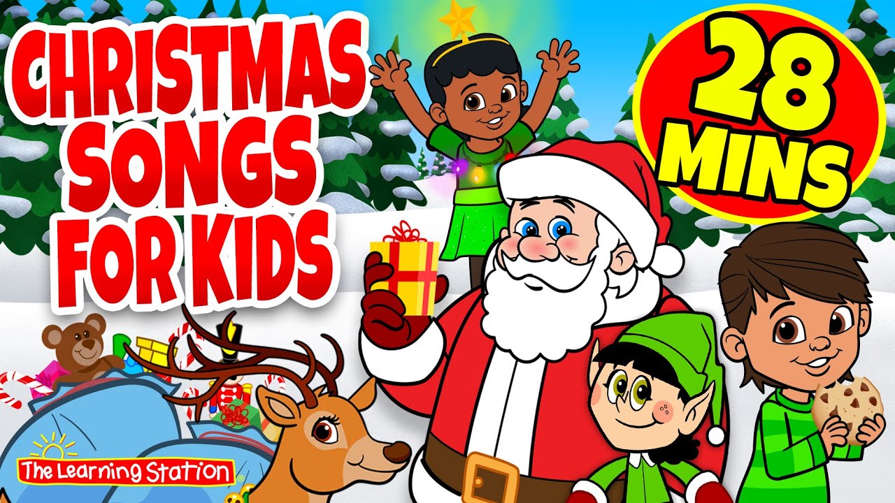 Christmas Songs For Kids ♫  Boom Chicka Boom Christmas & More  Songs for Kids ♫ The Learning station