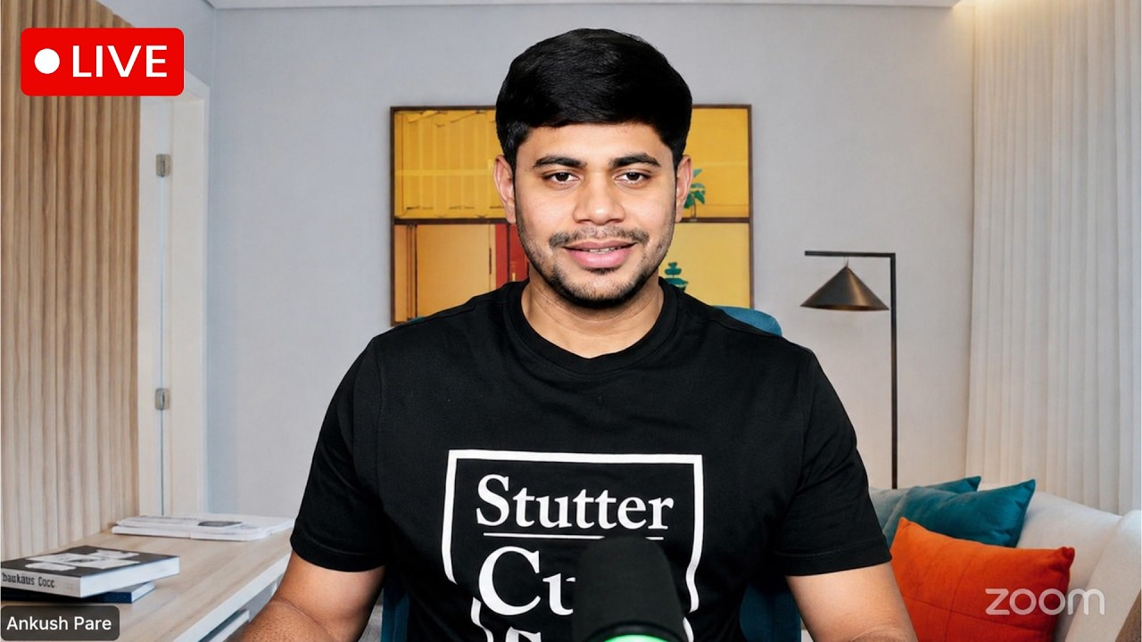Free LIVE Stuttering Therapy Consultation With Ankush Pare.