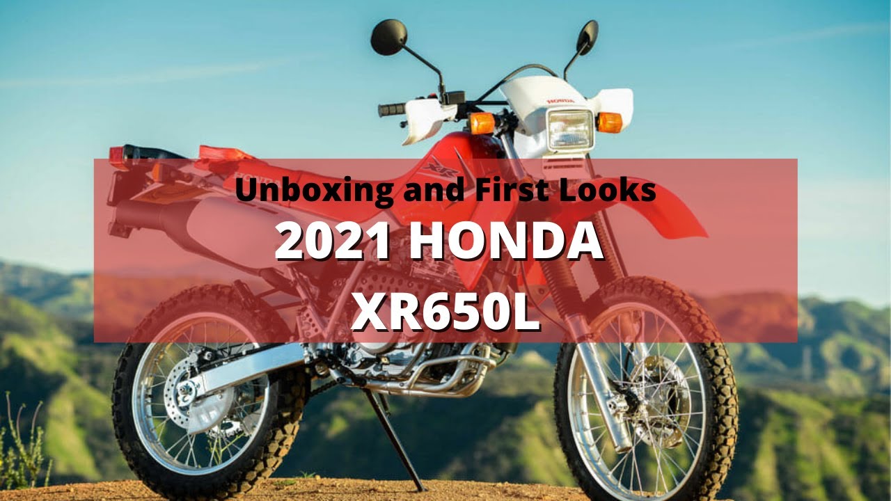 2021 Honda XR650L | Unboxing