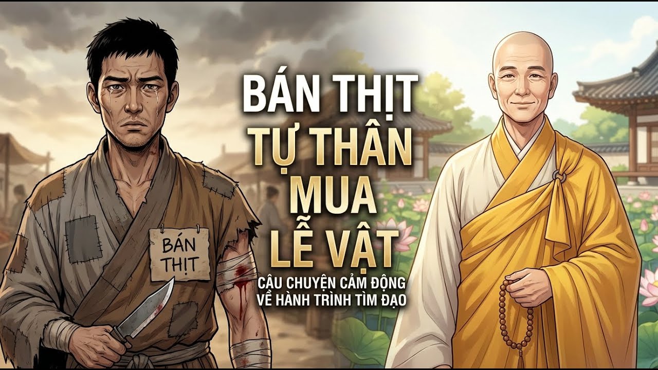 Liên Hương Phật Pháp: Bán Thịt Tự Thân Mua Lễ Vật - Lòng Thành Cầu Đạo Của Bồ Tát Thường Đề