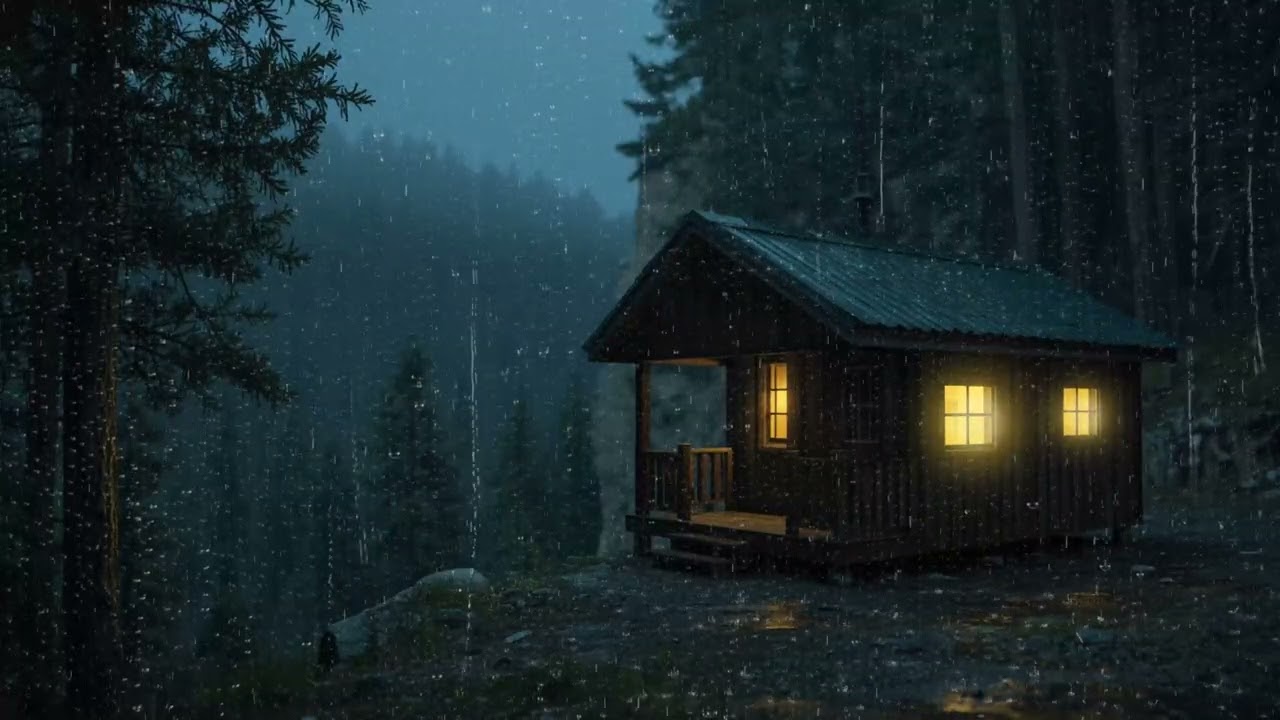 Rain Sounds for Sleeping Deeply 🌧️ ASMR Rain & Thunder to Relax Mind and Fall Asleep Fast