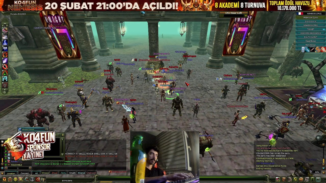 #ko4fun Knight Online PVP Canlı Yayın -- KSxDI4BLO Mage pk