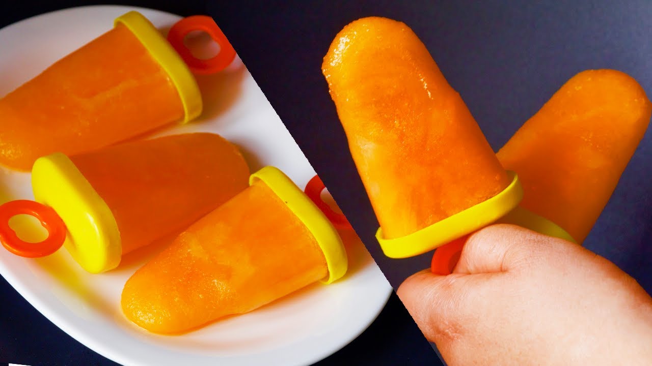 Juicy Tangy Summer Special Recipe, Orange Popsicle Recipe, Orange Ice Cream, Homemade Ice Cream