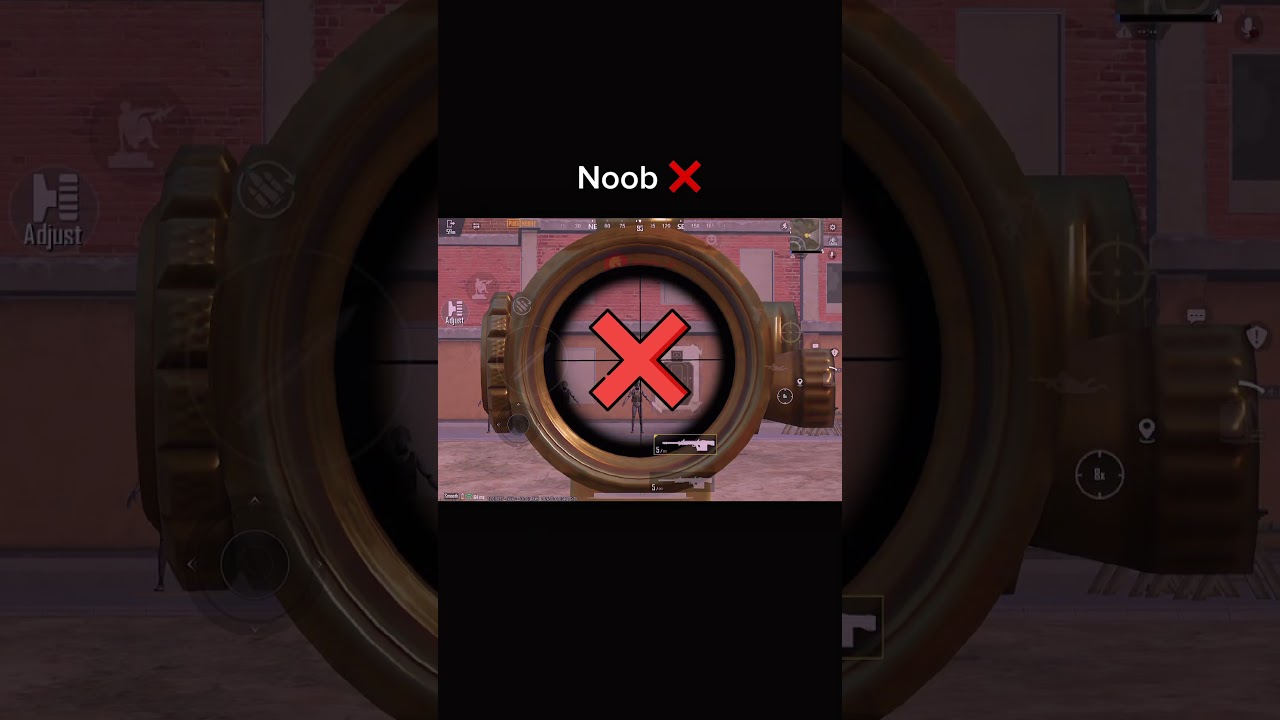 How to Quick scope sniper in PUBG Mobile #pubgmobile #bgmi #rubyyt