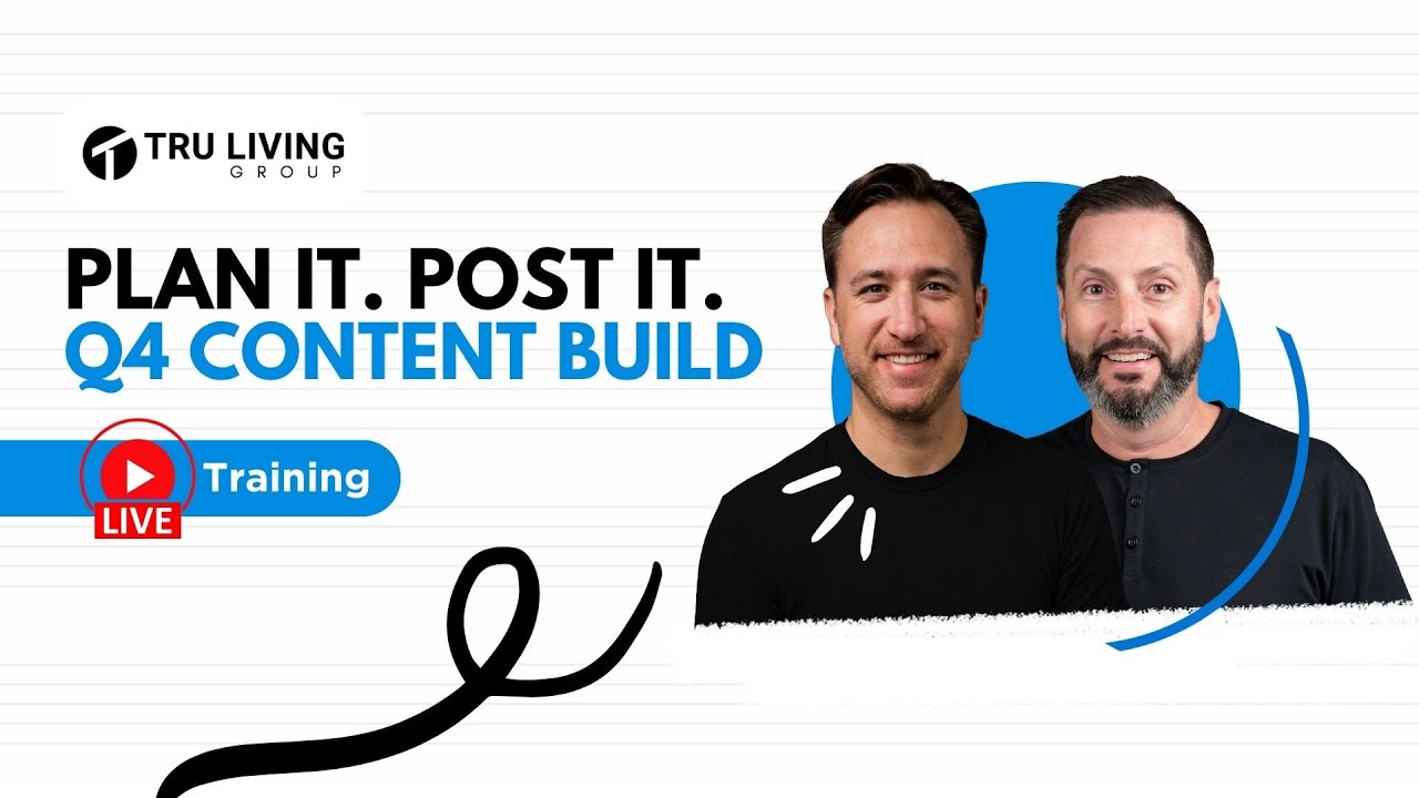 Q4 Real Estate Content Plan: Plan It. Post It. (Depth Over Width, Database First)